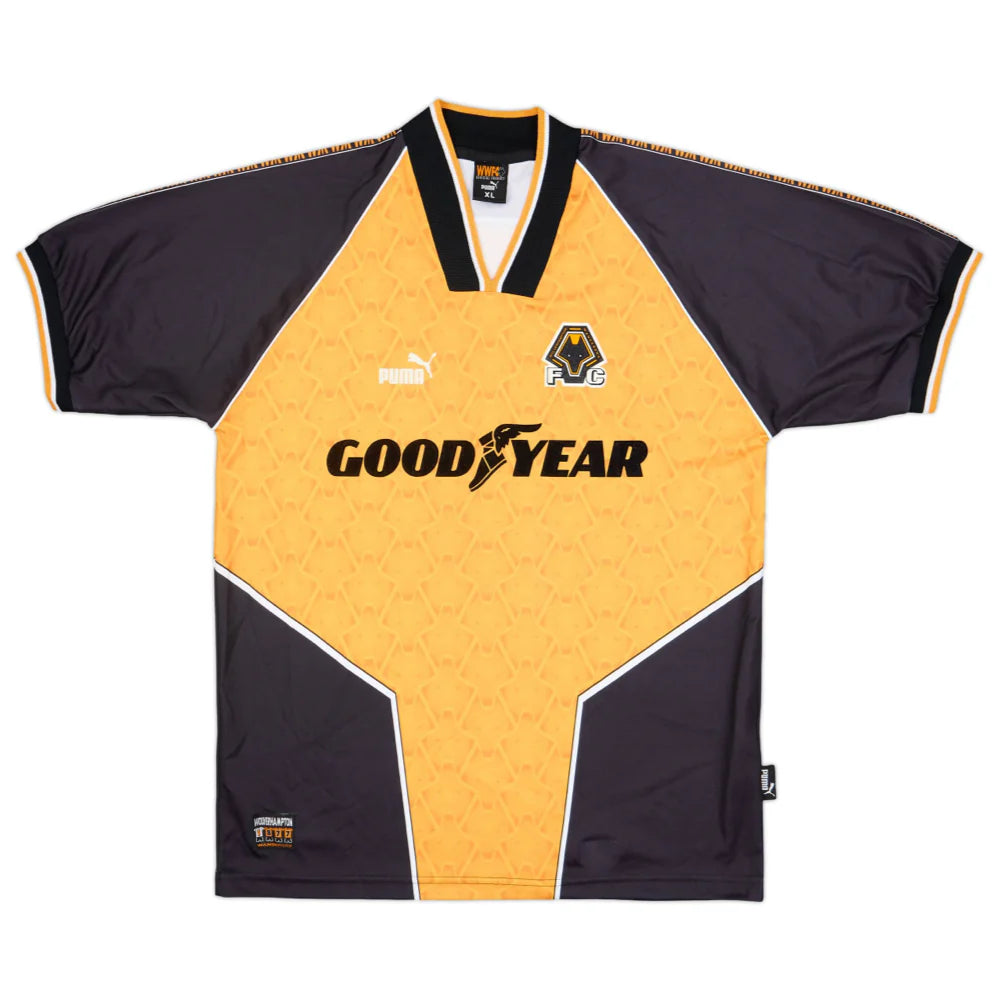 1996-98 Wolverhampton Wanderers FC Home Kit 