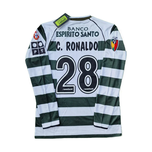 2002-03 Sporting CP Long Sleeve Home Kit