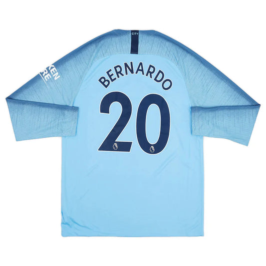 2018-19 Manchester City FC Home Long Sleeve Kit 