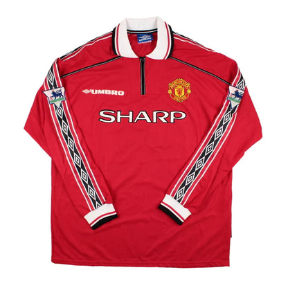 1998-00 Manchester United FC Long Sleeve Home Shirt