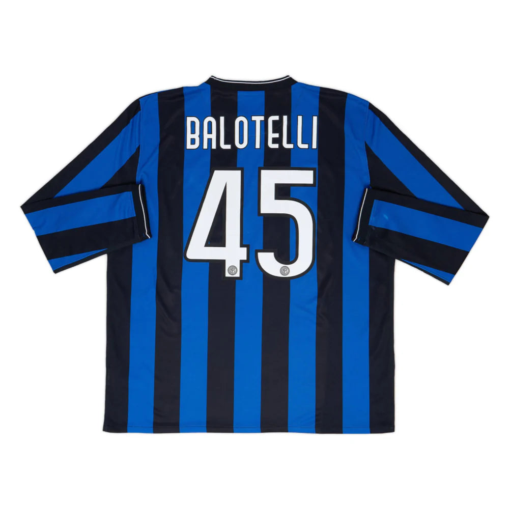Camiseta de local del Inter de Milán 2009-10 de manga larga