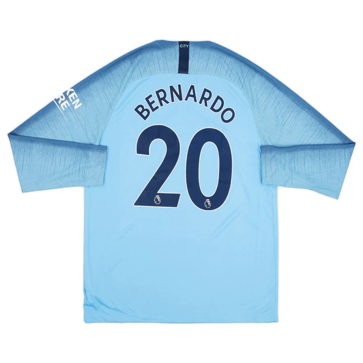 2018-19 Manchester City FC Home Long Sleeve Kit ­