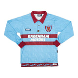 1995-97 West Ham United FC Auswärtstrikot Langarm