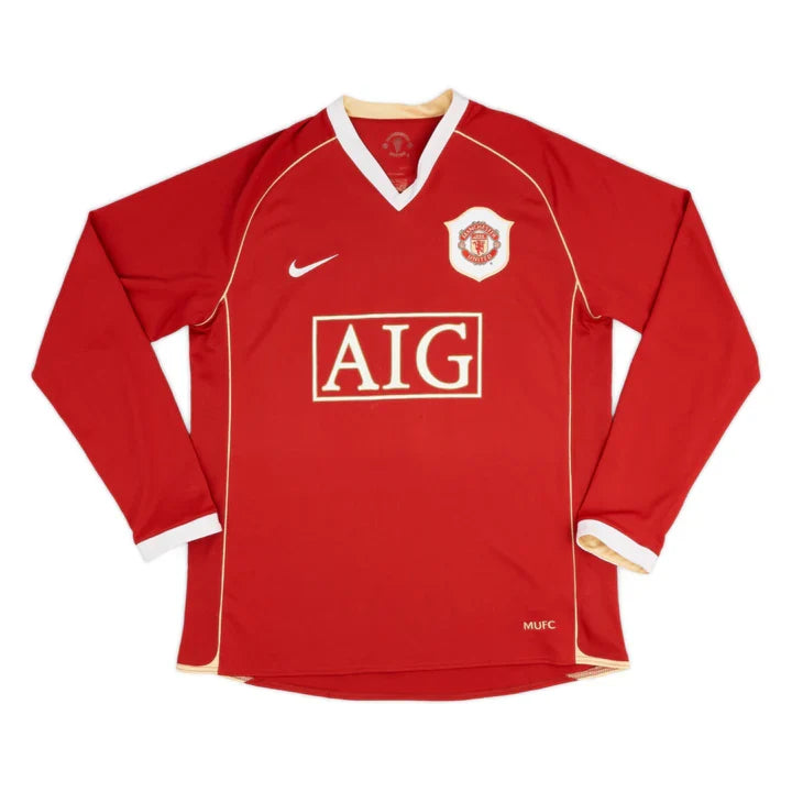 2006-07 Manchester United FC Long Sleeve Home Kit