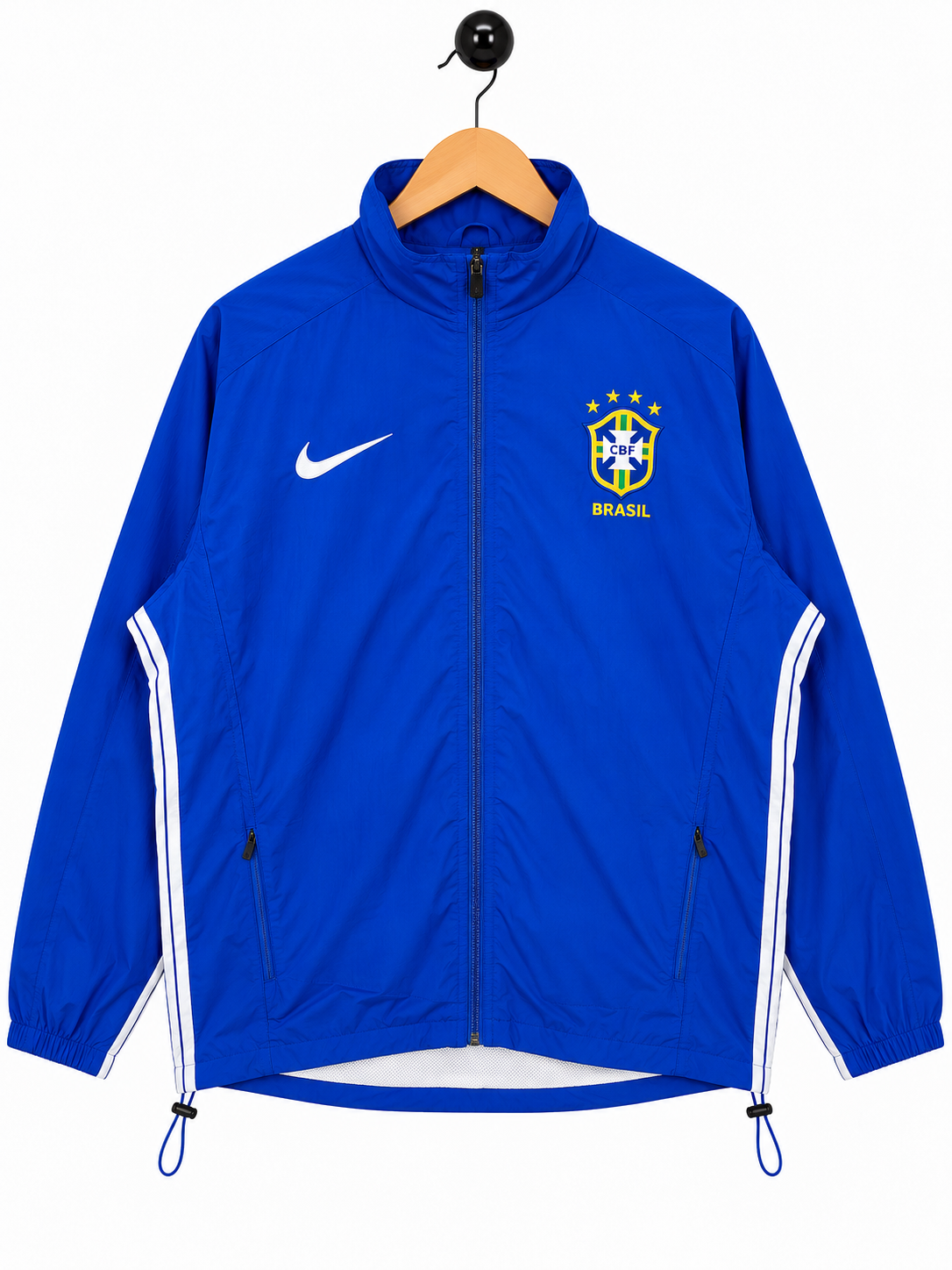 Windbreaker Jacket Brazil Retro Blue