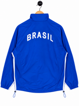 Windbreaker Jacket Brazil Retro Blue