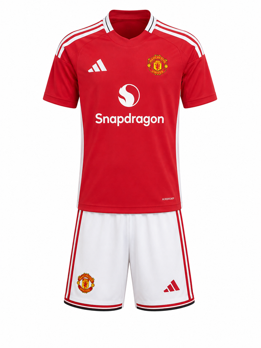 Kids 2026-2027 Manchester United Home Kit
