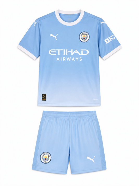 Kids 2026-2027 Manchester City Home kit