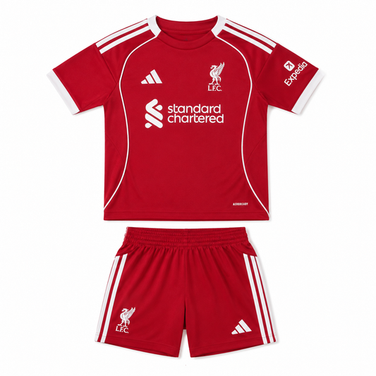 Kids 2025-2026 Liverpool Home kit