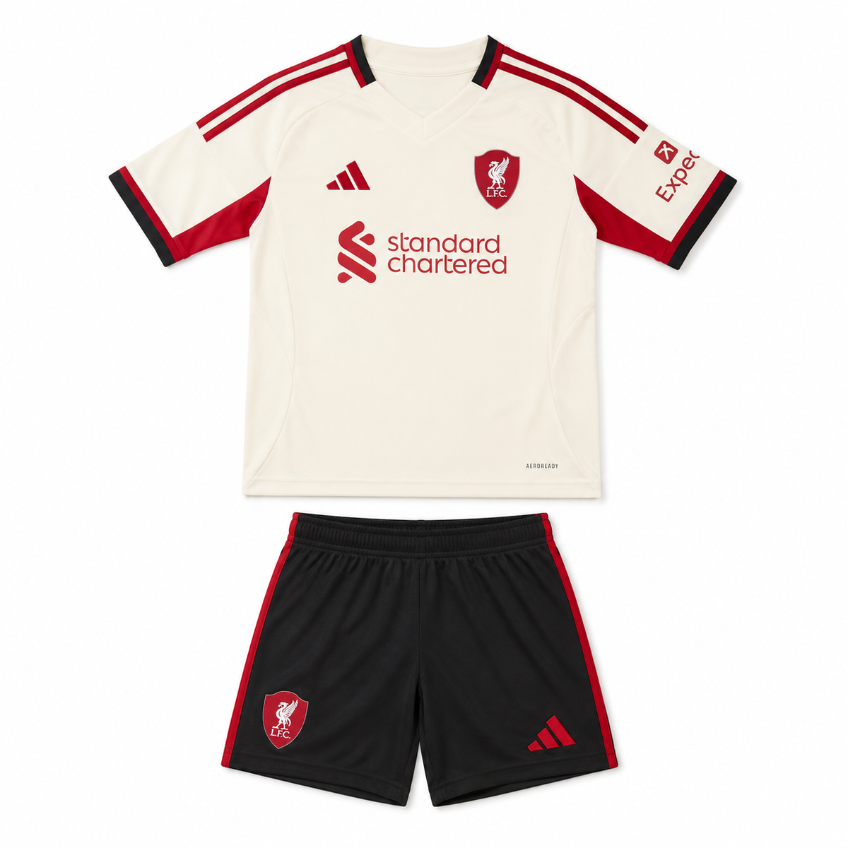 Kids 2025-2026 Liverpool Away kit
