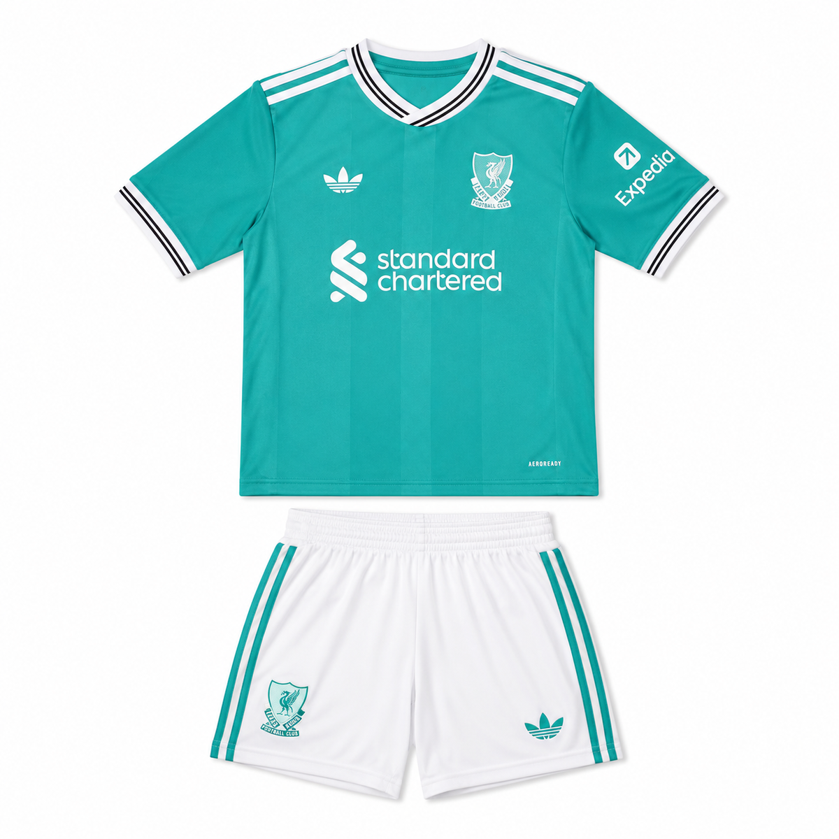 Kids 2025-2026 Liverpool Tird kit