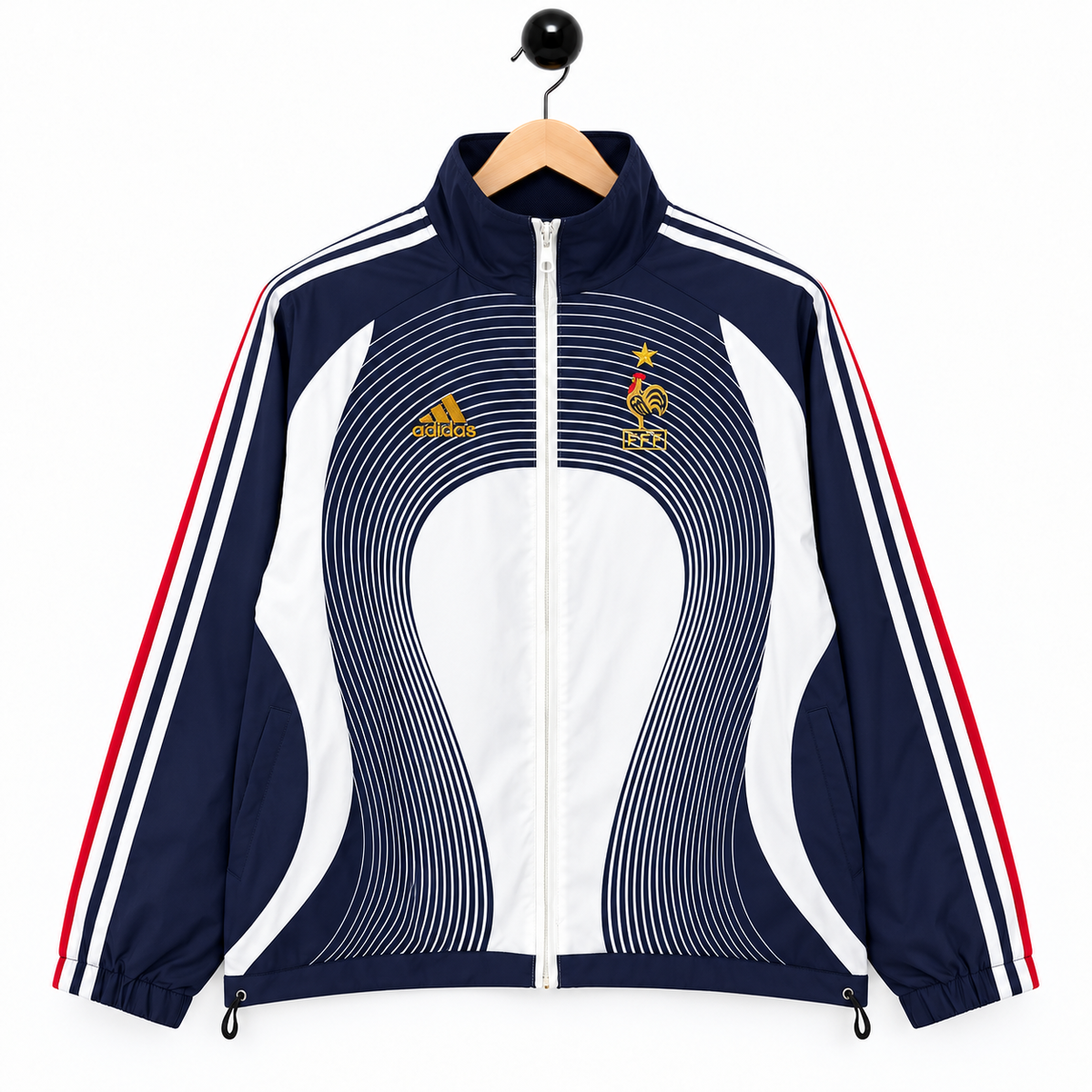Windbreaker Jacket France Retro Blue