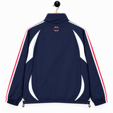 Windbreaker Jacket France Retro Blue
